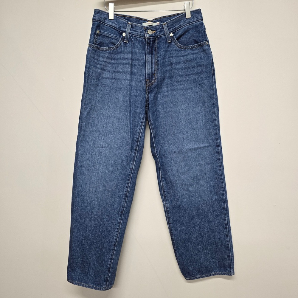 Levi's '94 Baggy Jeans Womens 28 Blue Cotton High Rise Straight Streetwear